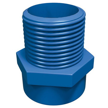 ADAPTADOR MACHO CPVC AZUL FLOWGUARD HIDRAULICO 1/2"